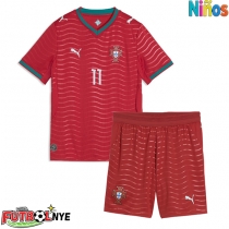 Camiseta Portugal Joao Felix #11 Primera Equipación para niños Mundial 2026 manga corta (+ pantalones cortos)